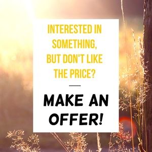 Don't be afraid to offer!